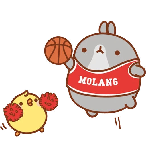 moland, molang, desenhos kawaii fofos, kavai rabbit moland