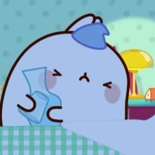 moran, molang, serie de animación moran, noche sin dormir de morang, serie de animación moran de imágenes fijas