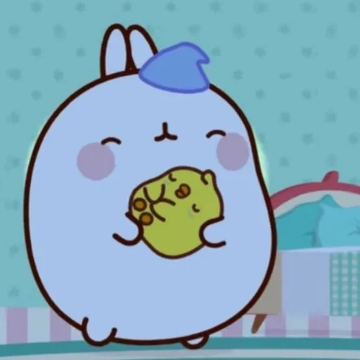 moland, molang, série de animação da moland, cartoon moland rabbit, frango da série animada da moland