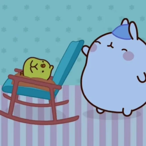 moran, molang, moran 2x2, moran piou piou, serie de animación moran de imágenes fijas