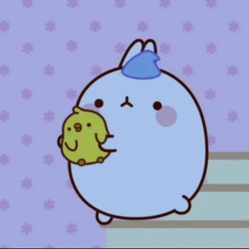 moran, molang, moran piou piou, serie de animación moran, conejo de dibujos animados moran