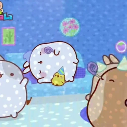 morang, molang, l'épisode de morang, morang piu piu, cartoon morang rabbit