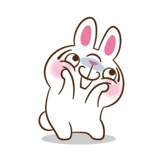 rabbit, rabbits pu, funny bunny, emoji rabbit, animated rabbit