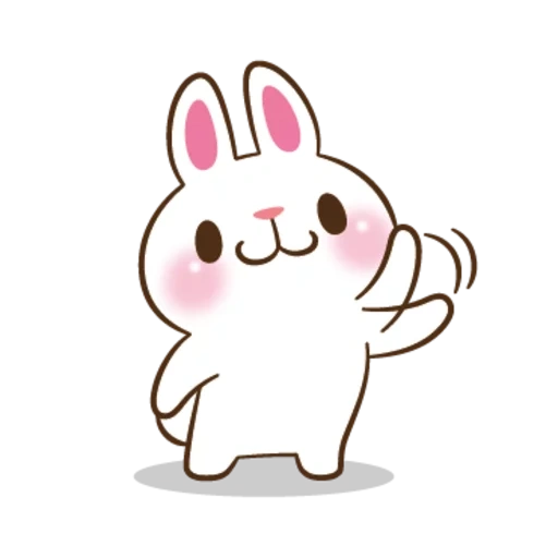 mimi ist eines, süßer hase, kaninchenzeichnung, tanzender kaninchen, animierter kaninchen