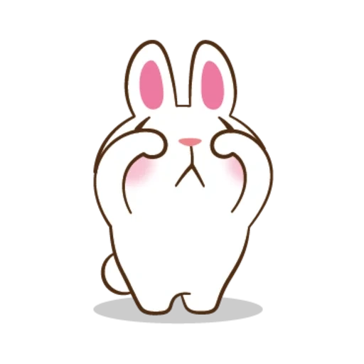 rabbit, funny bunny, emoji rabbit, animated rabbit, animation rabbit snepa