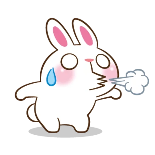 scherzo, bunny kawaii, dolce coniglietto, pastello kawaii, coniglio animato