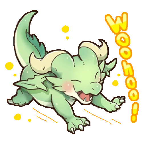 pokémon lizard, pokemon, anime, pokemon 309, chiby dragon