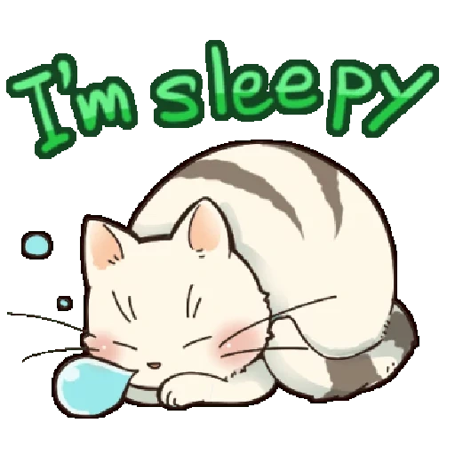kucing, kucing tidur menggambar, kucing buatan sendiri, ami kucing gemuk, kucing tidur