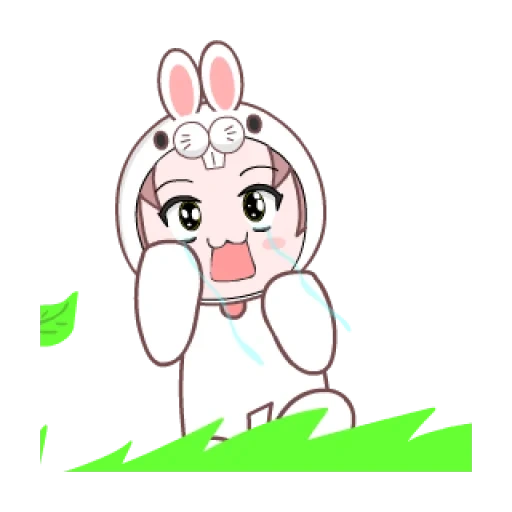 flauschige aufkleber, emoji alpak, animated sticker kaninchen, aufkleber, aufkleber hase