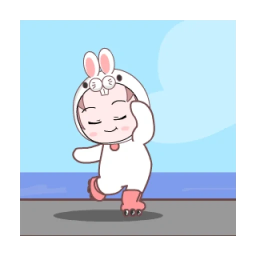 anime, bunny, kawai zeichnungen, süße kawaii zeichnungen, bunny kostüm