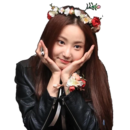yun hu, momoland, momoland yeonwoo, potongan rambut asia, dekorasi gadis gadis idola