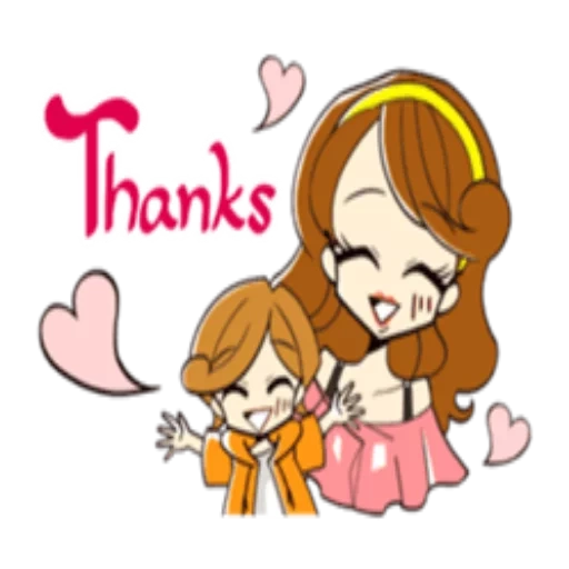 girl, anime, terima kasih gadis-gadis, happy time stiker