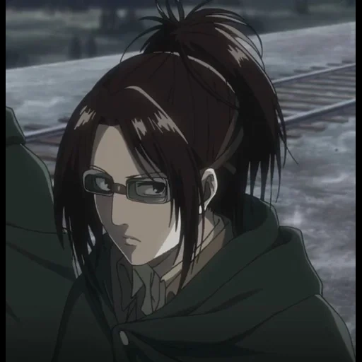 hanji, hanji zoe, hanji zoya, attack of the titans hanji, attack of the titans hanji moblit