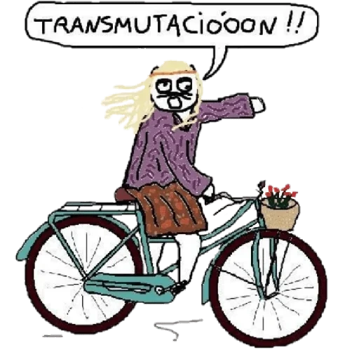 em uma bicicleta, monta uma bicicleta, cortando uma bicicleta, em um desenho de bicicleta, ilustração de ciclismo