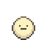 pixel art, smiley face pixel, circular pixel art, pixel dumplings, sad pixel smiling face