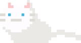 kucing, pixel, pixel art, seni pixel, kotak piksel