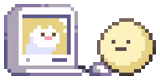 der kater, pixel kunst, pixelkatze, kunstpixel, smiley das ein computerspiel isst