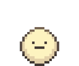 pixel art, smiley face pixel, circular pixel art, pixel dumplings, sad pixel smiling face