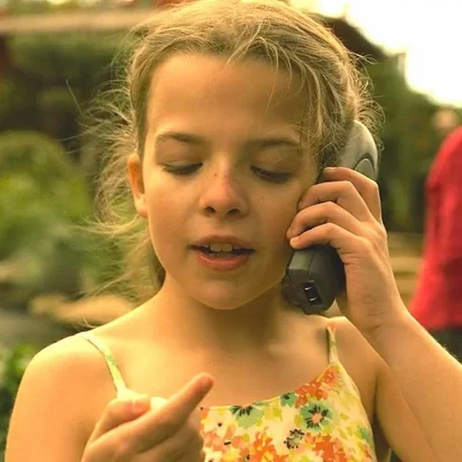 mobile, giovane donna, ragazza, immagine dello schermo, giovane attrici russe