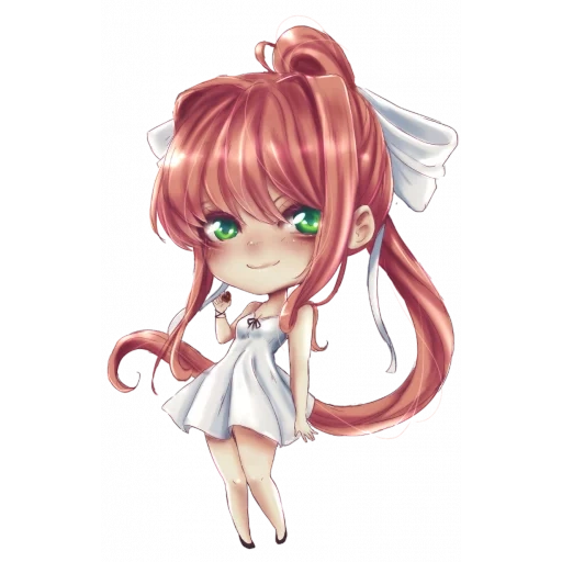 monica chibi, monica ddlk chibi, club de littérature monica doki doki