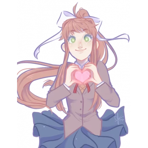 ddlc, doki doki, monica del ke, doki doki literature, doki doki literacy club