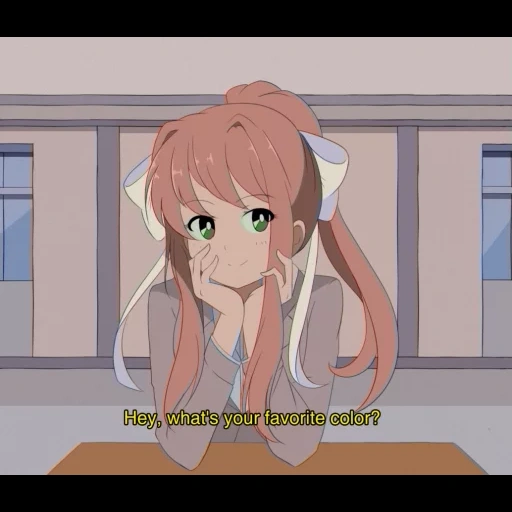 anime, d'accord, doki doki 90 s, monika doki doki, littérature doki doki