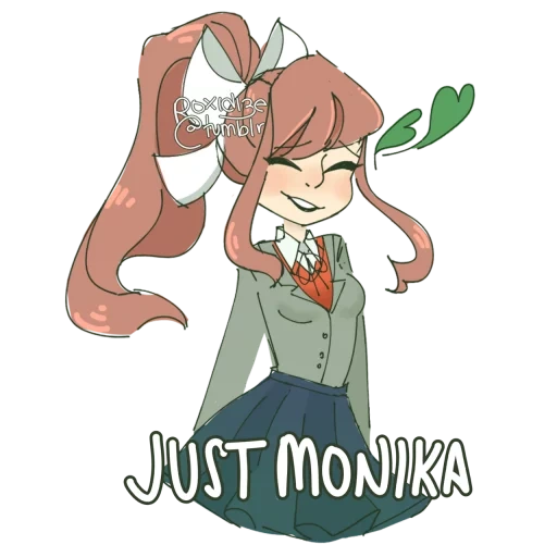 doki doki, monica del ke, juster monica, monica dokey dokey, monica dorje dorje literature club