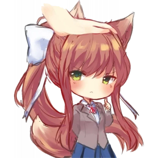 doki doki, моника доки доки, моника doki doki, тук тук литературный клуб, моника doki doki literature club