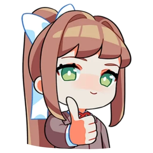 adesivos ddlk monica, monica doki doki, docas de docks adesivos, doki doki, 