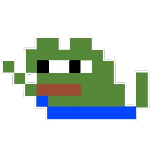 pixel pepe, pixel popeye, pixel de pepe bufo gargarizans, bailando rana interruptor, pixel rana pepe