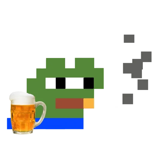 crapaud pepe, pixel, pixel pepe, pepe pixel crapaud, pixel grenouille pepe