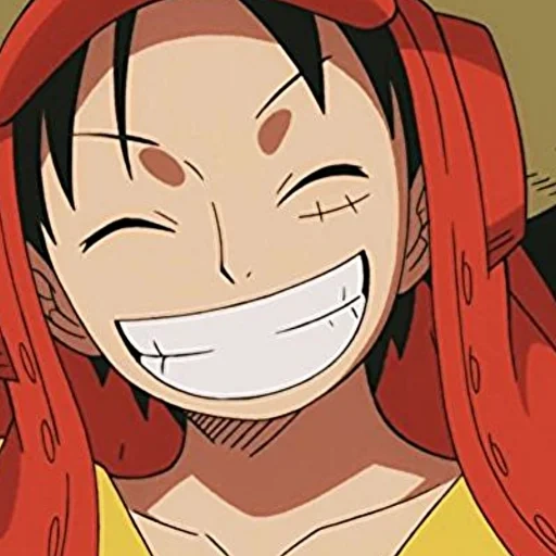 luffy, sorria lufei, manji de lufei, personagem de anime, arte de personagem de anime