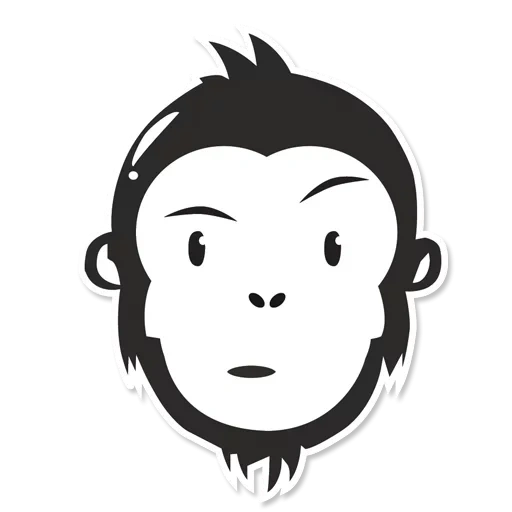 monkey, assiette de singe