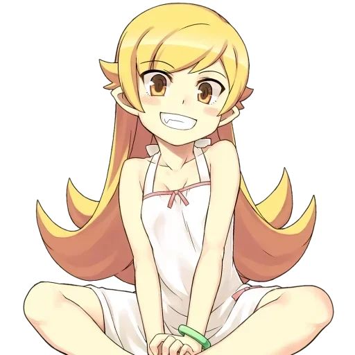 shinobu, monogatari, nobu ono, shinobu oshino, anime bakemonogatari