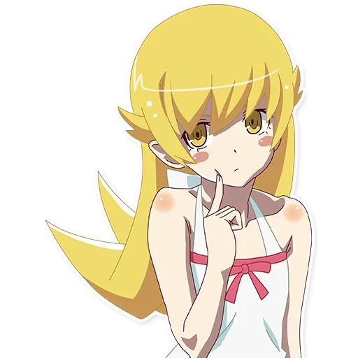 shinobu, monogatari, le pneu est erroné, shinobu oshino, anime monogatari