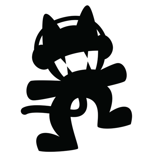 monstercat, monstercat logo, etiqueta monstercat, fita de gato monstro