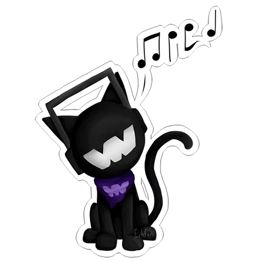 gato de bandi, monstercat, gato monstro, gato monstro, demônio de gato de papel emperrado