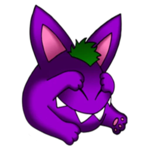 фиолетовый покемон генгар