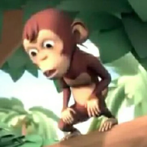 monkey, gente, niños, wuping un producto, mono