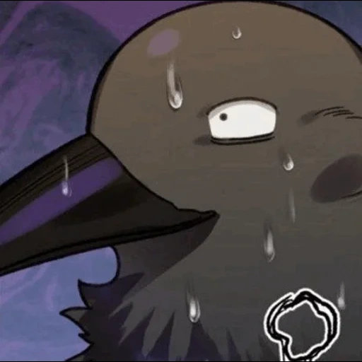 crow, anime, bird, people, pokemon gengar