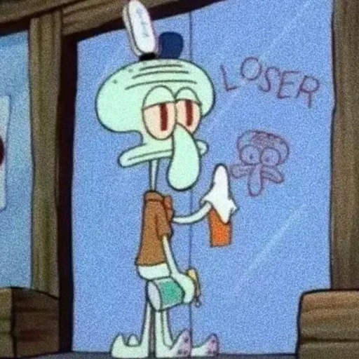 squidward, swedvoda, élastique squidwold, loser de squidward, pantalon carré bob l'éponge