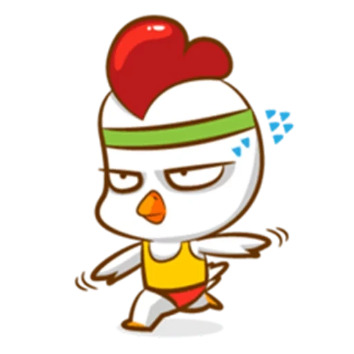 anime, radish stickers, chicken emotions, hochi maskot samyang, twitter