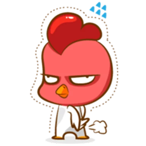 angry birds red, clipart, angry birds red, stickers, set of stickers