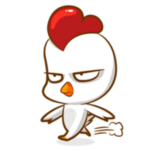 stick chicken, twitter, cartoon de pollo, clipart, chicken