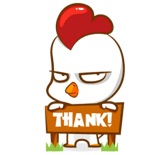 joke, chicken, rooster smileik, stickers, do not disturb game