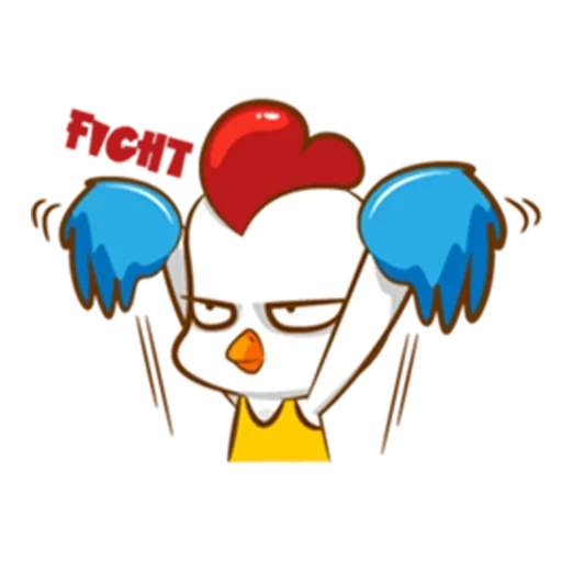 poulet, anime, styker su, poulet cartoon, ch