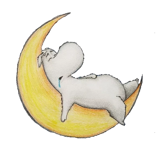 chat, lune, lapin sur la lune, le lapin dort sur la lune, le lapin dort sur la lune