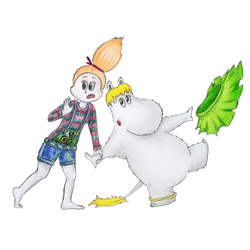 moomin, character, the hare of children, fairy-tale heroes