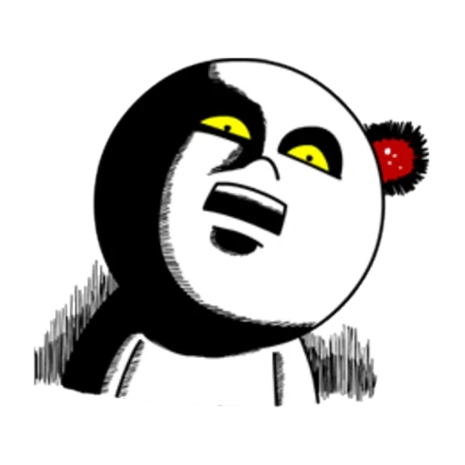 panda, garoto, emoji discórdia, desenho do panda, meme panda chinês