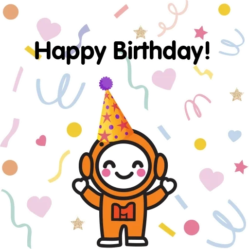 happy birthday, happy birthday cute, открытка happy birthday, стильная надпись happy birthday, happy birthday открытки обезьянами